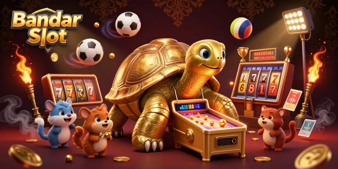 Engage with Bandar Slot players in a vibrant casino scene filled with dynamic elements and excitement.