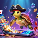 Découvrez le monde du casino en ligne avec une tortue pirate et des trésors ludiques sous-marins.