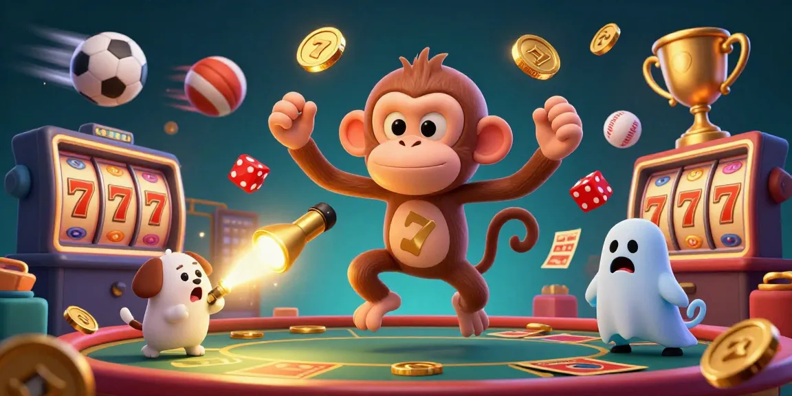 Experience the excitement of ai88bet with golden coins and dynamic sports elements in a lively casino.