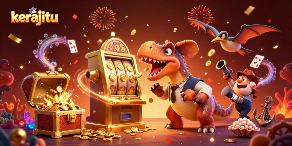 Kerajitu menjadikan dinosaurus terbang untuk menang jackpot di mesin slot!