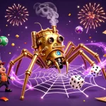 Éveillez votre passion pour le casino en ligne avec une scène animée de jeu captivante.
