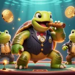 Pariez sur site de paris sportif avec une scène inspirante de tortue et de grenouilles dans un casino.