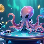 Jeu immersif au casino en ligne avec un octopus extraterrestre et des éléments de crypto-monnaies
