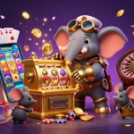 Experience thrilling wins at jlkberlin with a vibrant 3D digital illustration of exciting slots and gameplay.