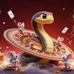 Placer des paris avec des astronautes sur la roulette cosmique dans un casino en ligne intergalactique.