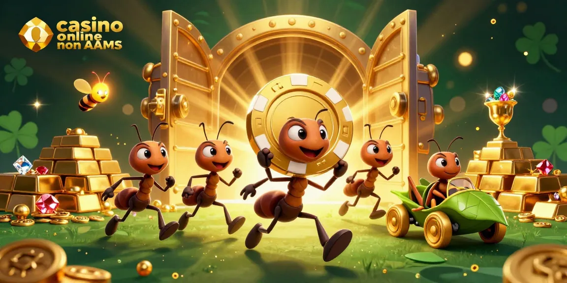 Gioco d'azzardo con casino online non AAMS: formidabile heist degli insetti per una chip d'oro.