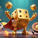 Enjoy thrilling games at online casinos Saudi Arabia with a vibrant, lively 3D casino scene.