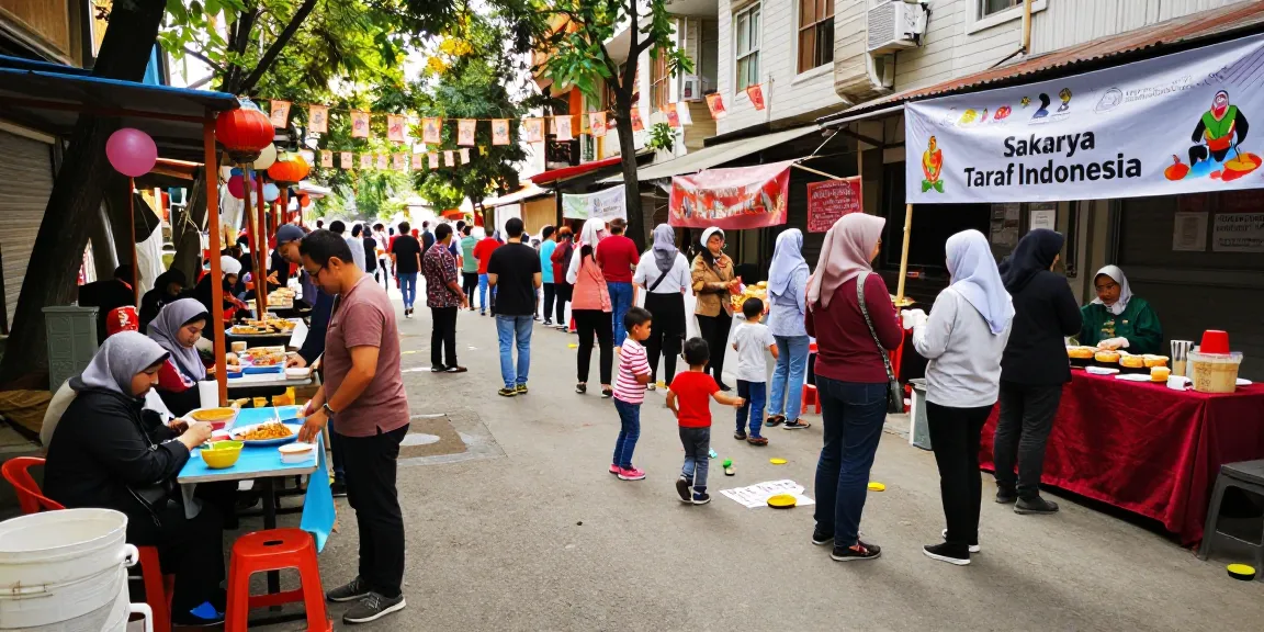 Kegiatan komunitas Leci123 di Sakarya Taraf Indonesia dengan berbagai orang bersosialisasi.