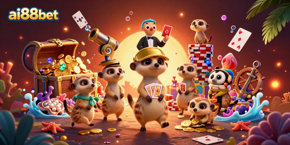 Experience the vibrant ai88bet casino with meerkats running games and winning treasures