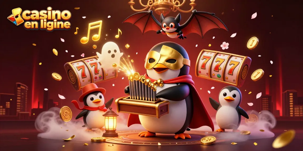 Jouez au casino en ligne avec le pingouin fantôme et ses gros gains en machines à sous