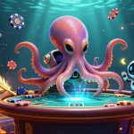 Pariez sur paris sportif hors arjel avec des éléments de jeu lumineux dans une scène dynamique et immersive.