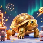 Pariez sur le site de paris sportif avec des tortues joyeuses dans un décor animé
