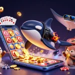 xocdiabip showcases a vibrant casino scene with diverse characters enjoying exciting gaming elements.