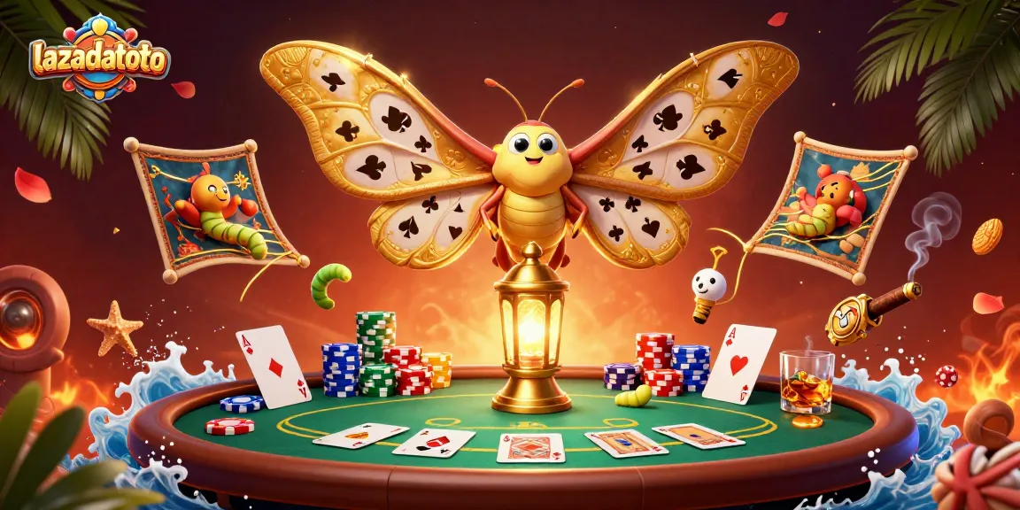 Experience thrilling wins with lazadatoto at a vibrant casino scene featuring dynamic gaming elements.