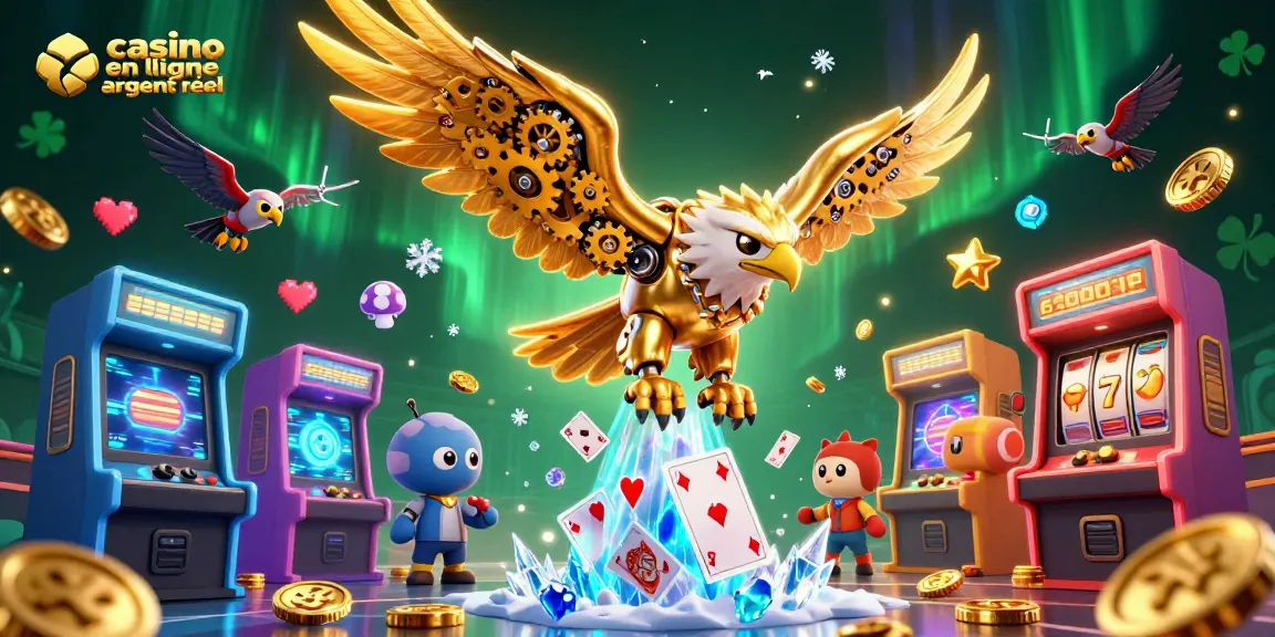 Jouez à des jeux captivants dans un casino en ligne argent réel avec une ambiance colorée et dynamique.
