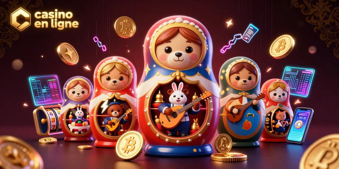 Casino en ligne : Découvrez les ours Matryoshka avec des éléments de jeu captivants.