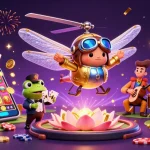 Gioca nei casino non AAMS con una scena vivace di un pilota e un croupier che distribuisce carte.