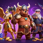jouez au casino en ligne avec un ours viking et une aigle valkyrie dans un univers magique