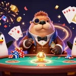 Engage with 88i's underwater poker table scene featuring a jolly walrus, sophisticated penguin dealer, and a bluffing pufferfish.