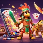 Experience exciting gameplay with Link OPEN88 in a vibrant, action-packed casino scene.